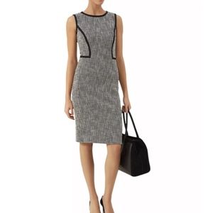 HOBBS LONDON Jamila Tweed Sheath Dress Size 2